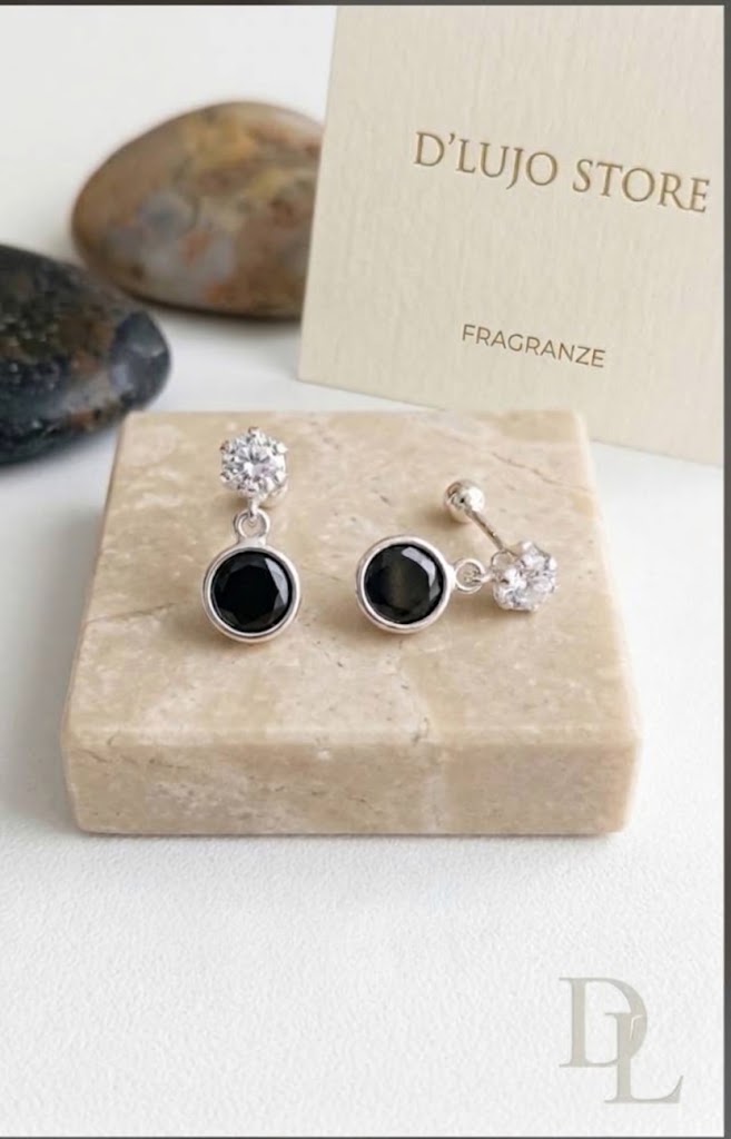 Pendientes de Plata de Ley 925 con Diseño Variado
