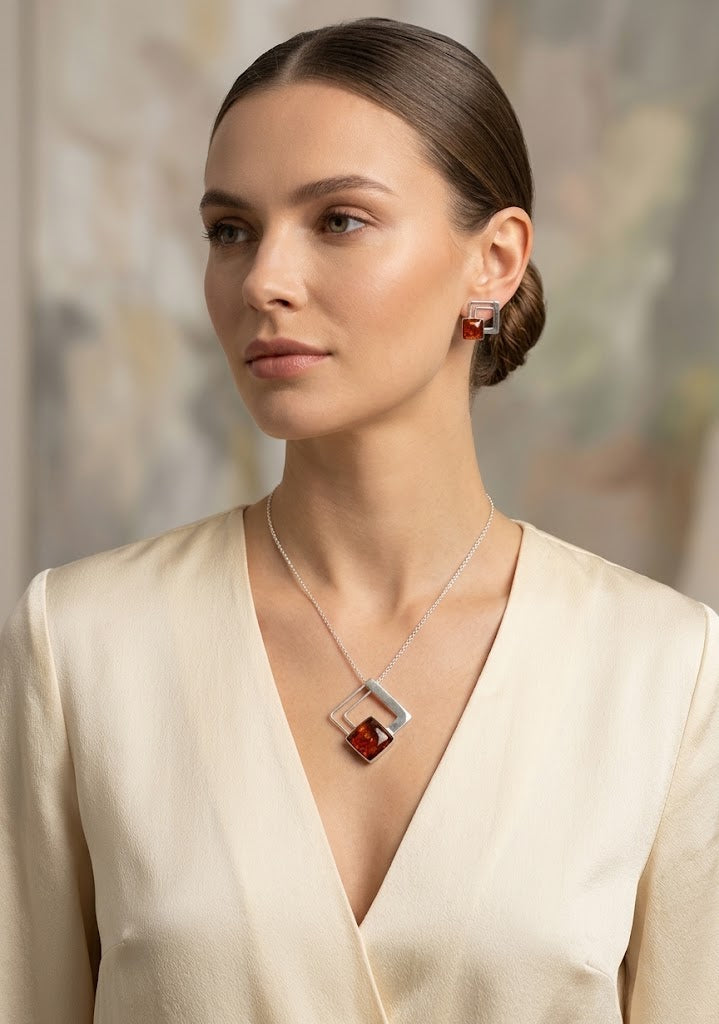 Colección Set Geometría Perfacta en Plata 925