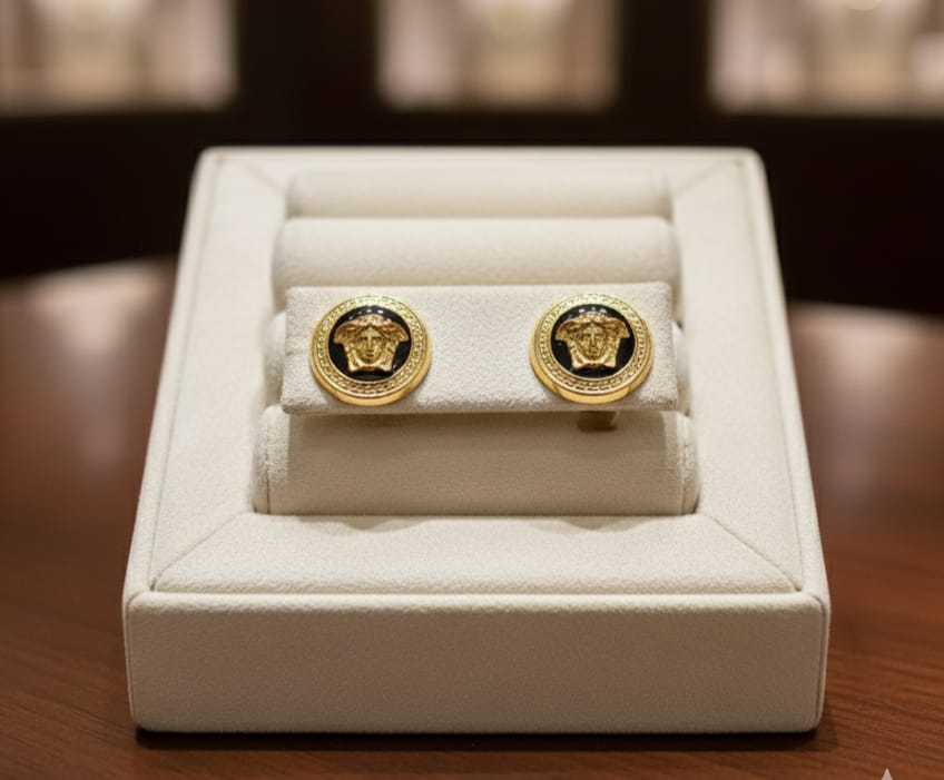 Aretes de Oro Estilo Medusa