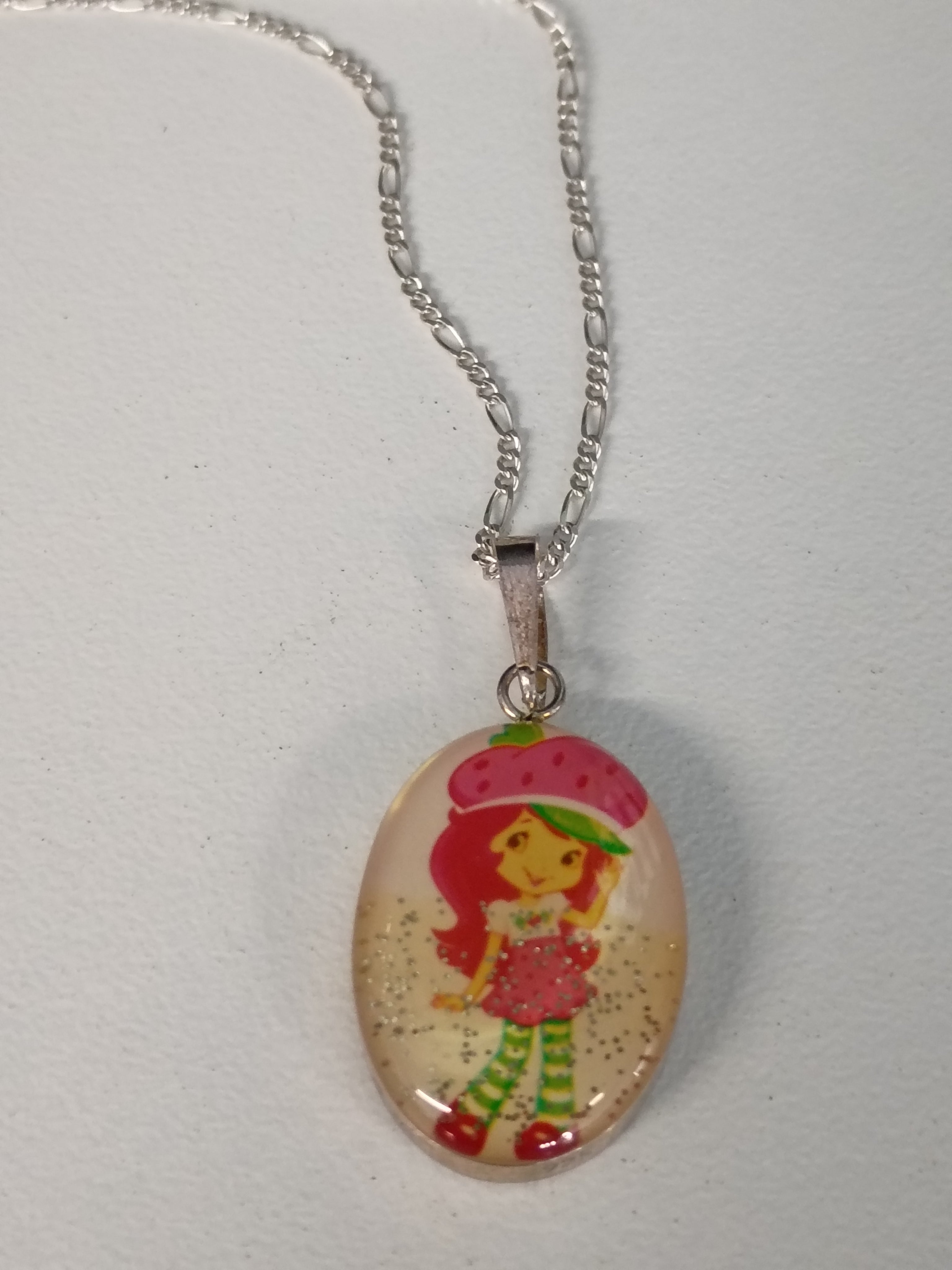 Collar Princesa Rosita Fresita en Plata 925