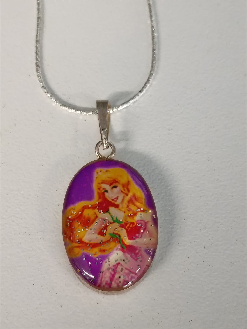 Collar Princesa Aurora en Plata 925