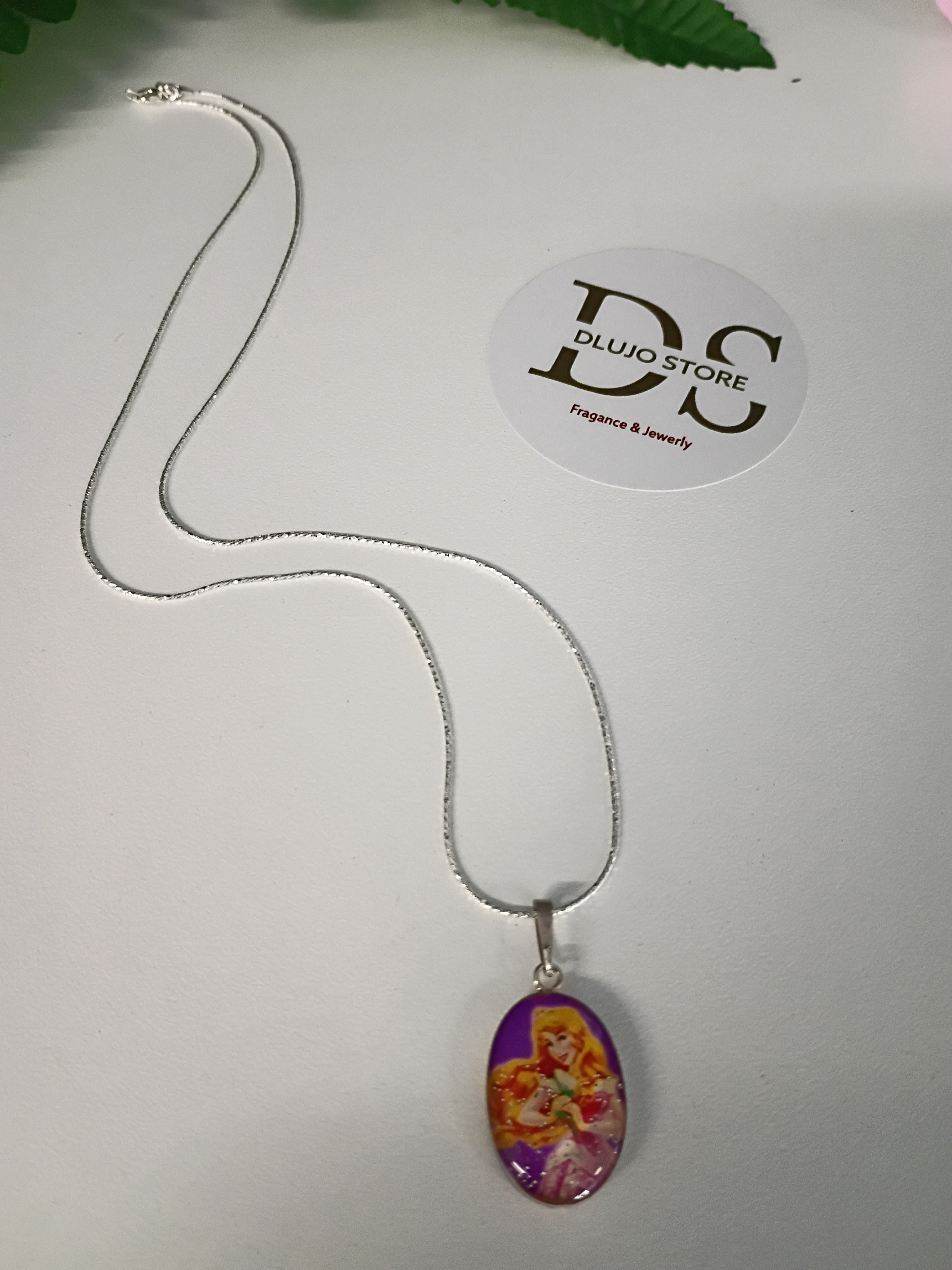 Collar Princesa Aurora en Plata 925