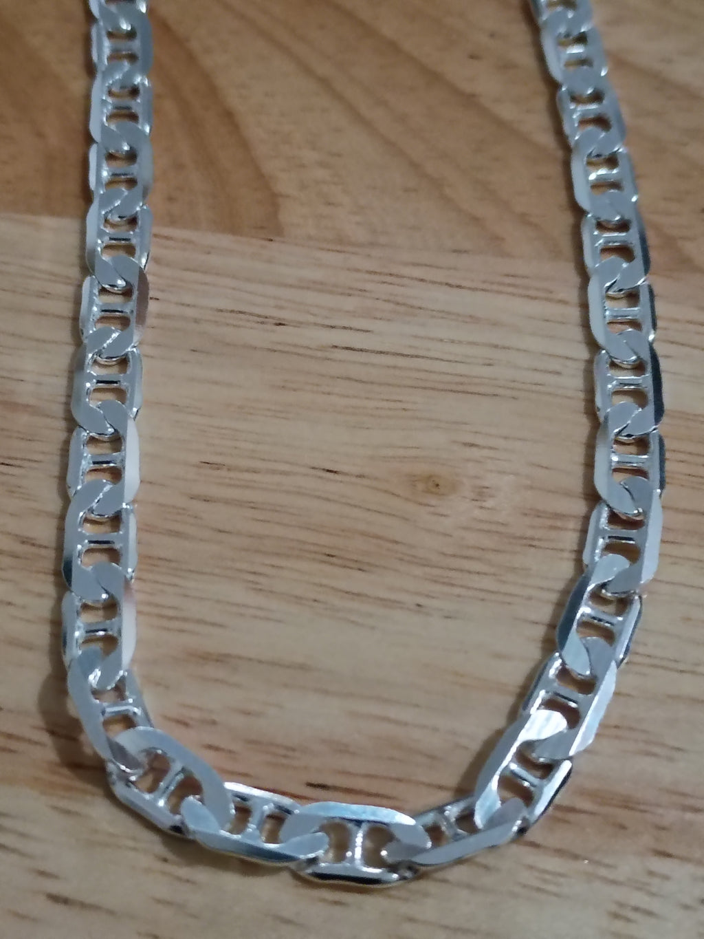 Cadena Estilo Bizantino Lisa en Plata 925