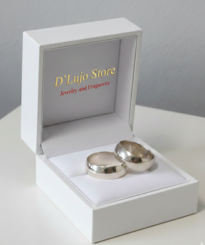 “Essential Duo” Wedding Band in 925 Sterling Silver