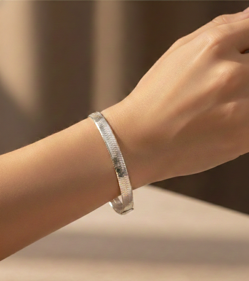 Pulsera Italiana en Plata de Ley 925