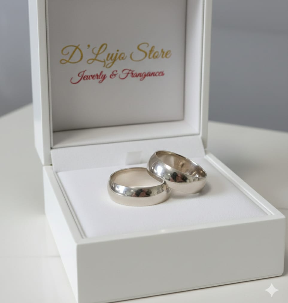 “Essential Duo” Wedding Band in 925 Sterling Silver