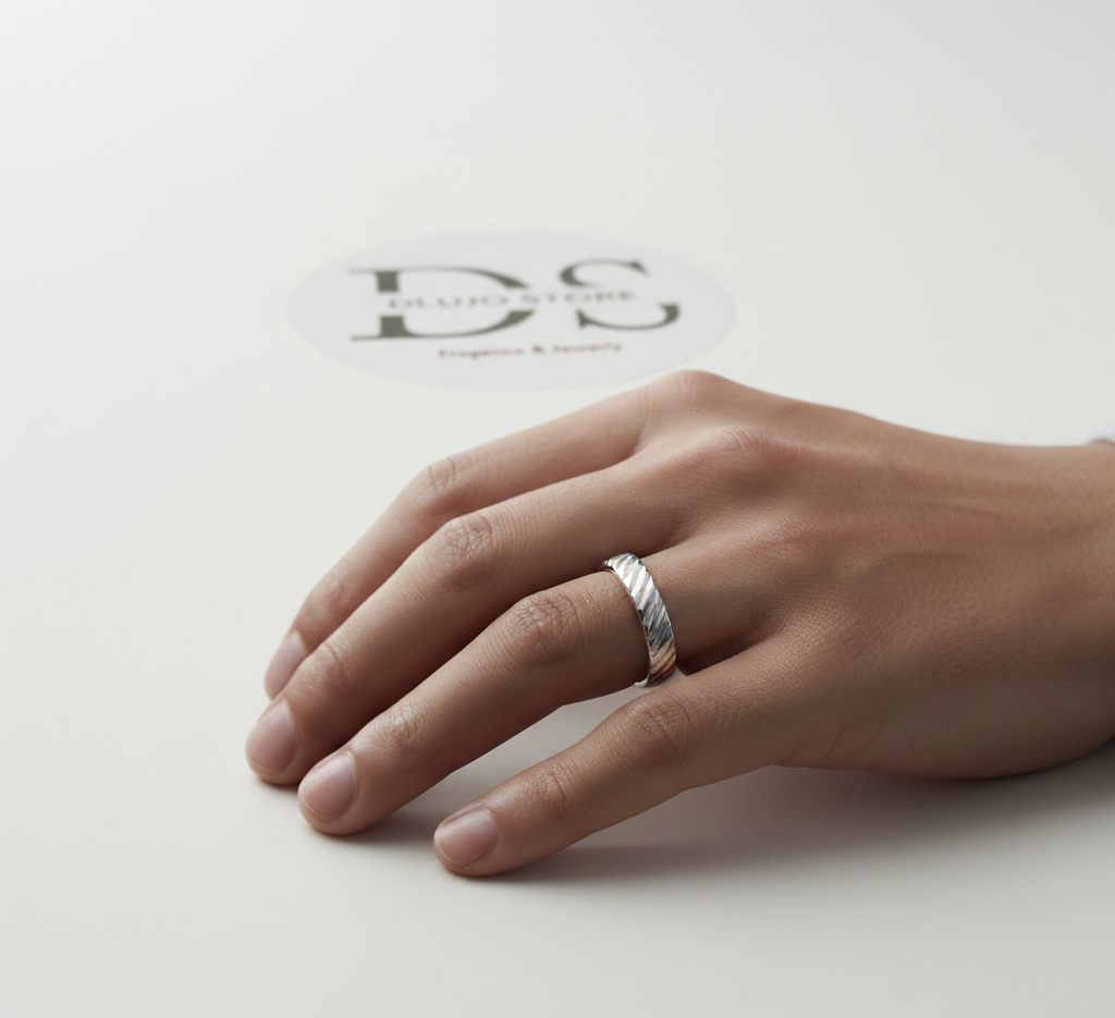 Striped Alliance in 925 Sterling Silver