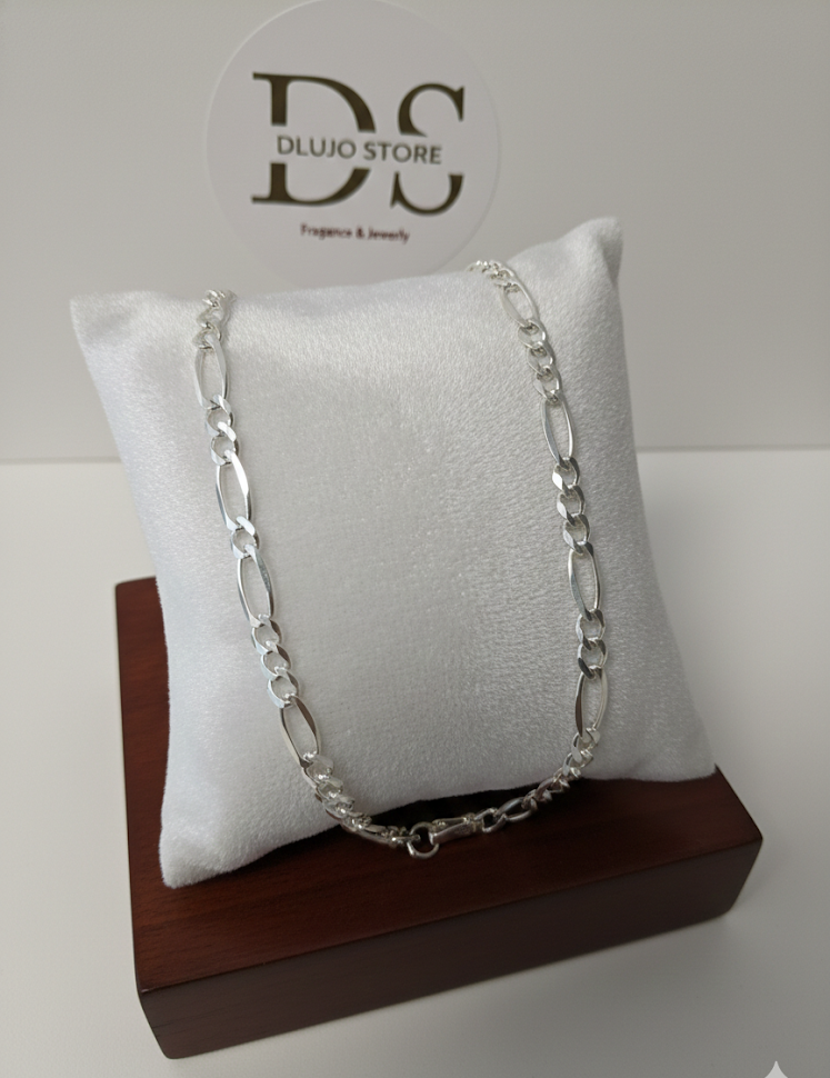 Pulsera Figaro en Plata de Ley 925
