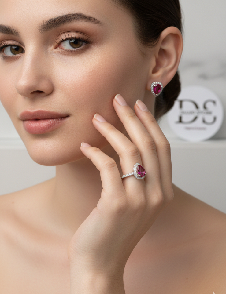 Set “Gotas de Amor” en Plata de Ley 925