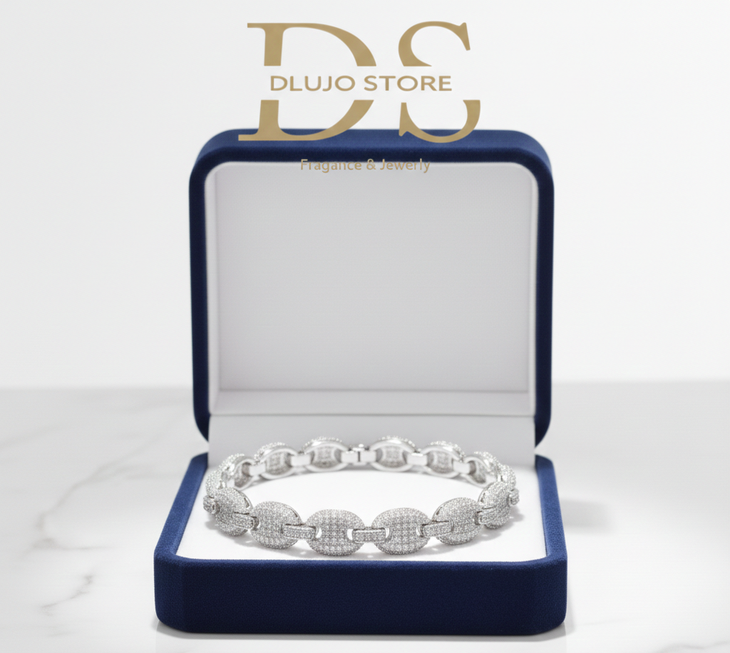 Pulsera Estilo Gucci Crystal en Plata de Ley 925