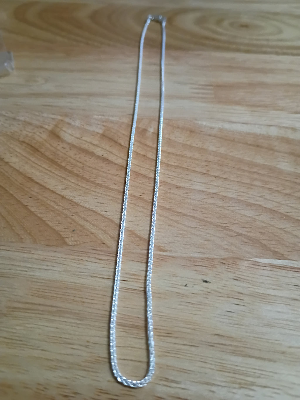 Cadena Tejido de Espiga en Plata 925