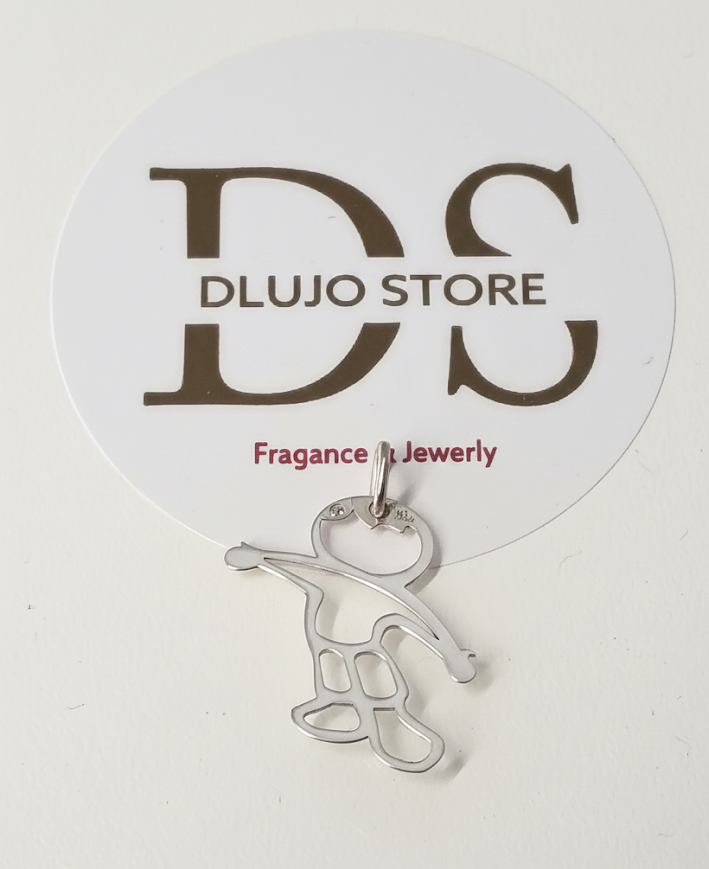 Dije Silueta “Niño Aventurero” en Plata 925