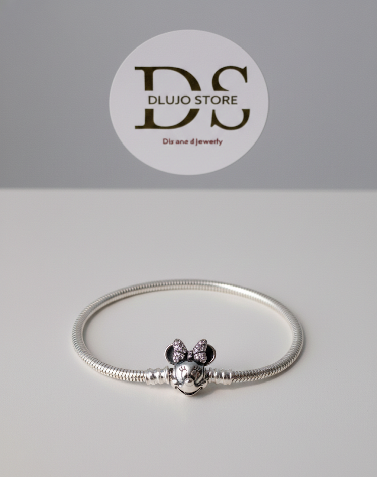 Pulsera Pan “Magical Minnie” en Plata de Ley 925