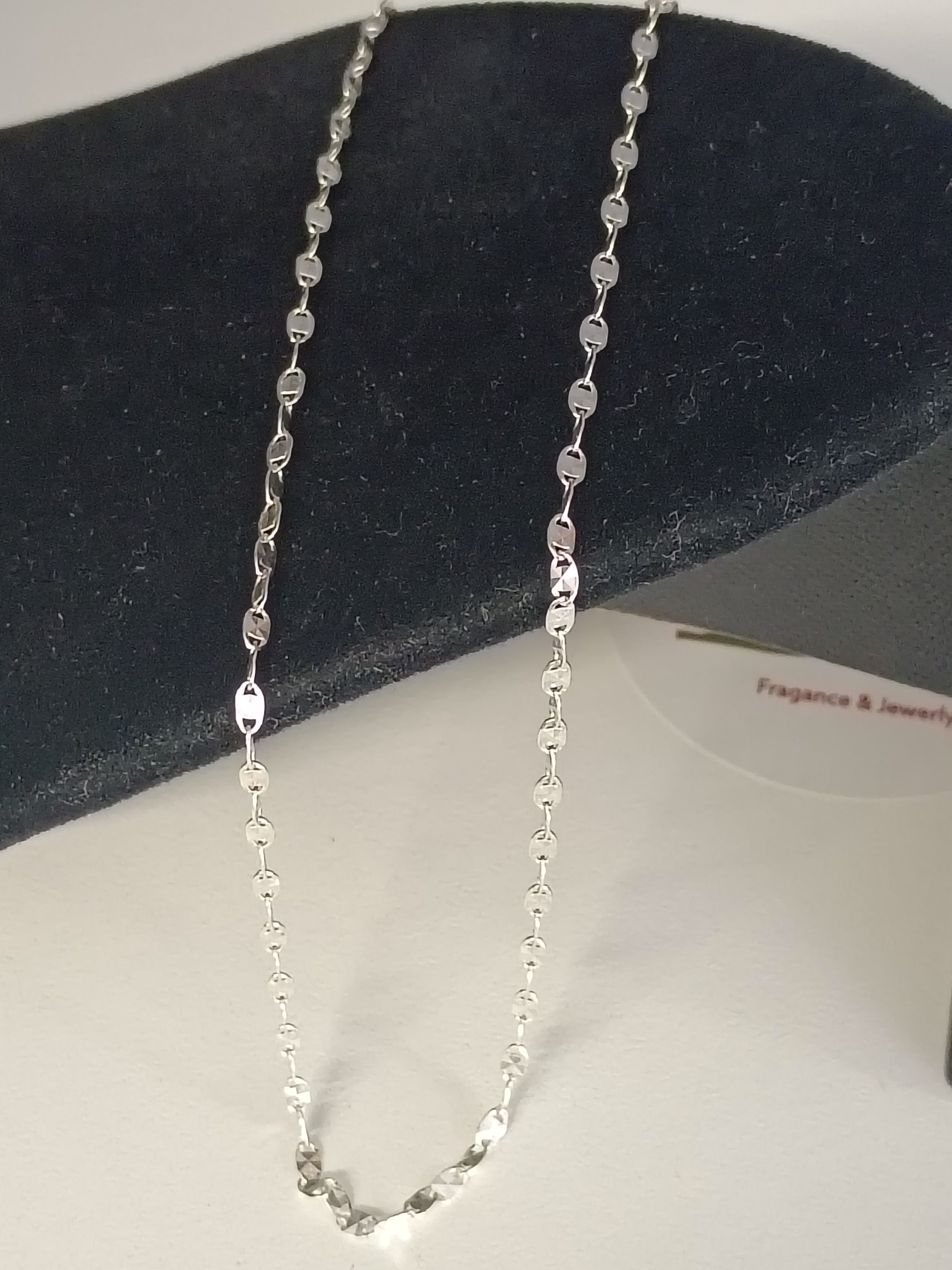 Cadena Marinera Plana Facetada en Plata 925