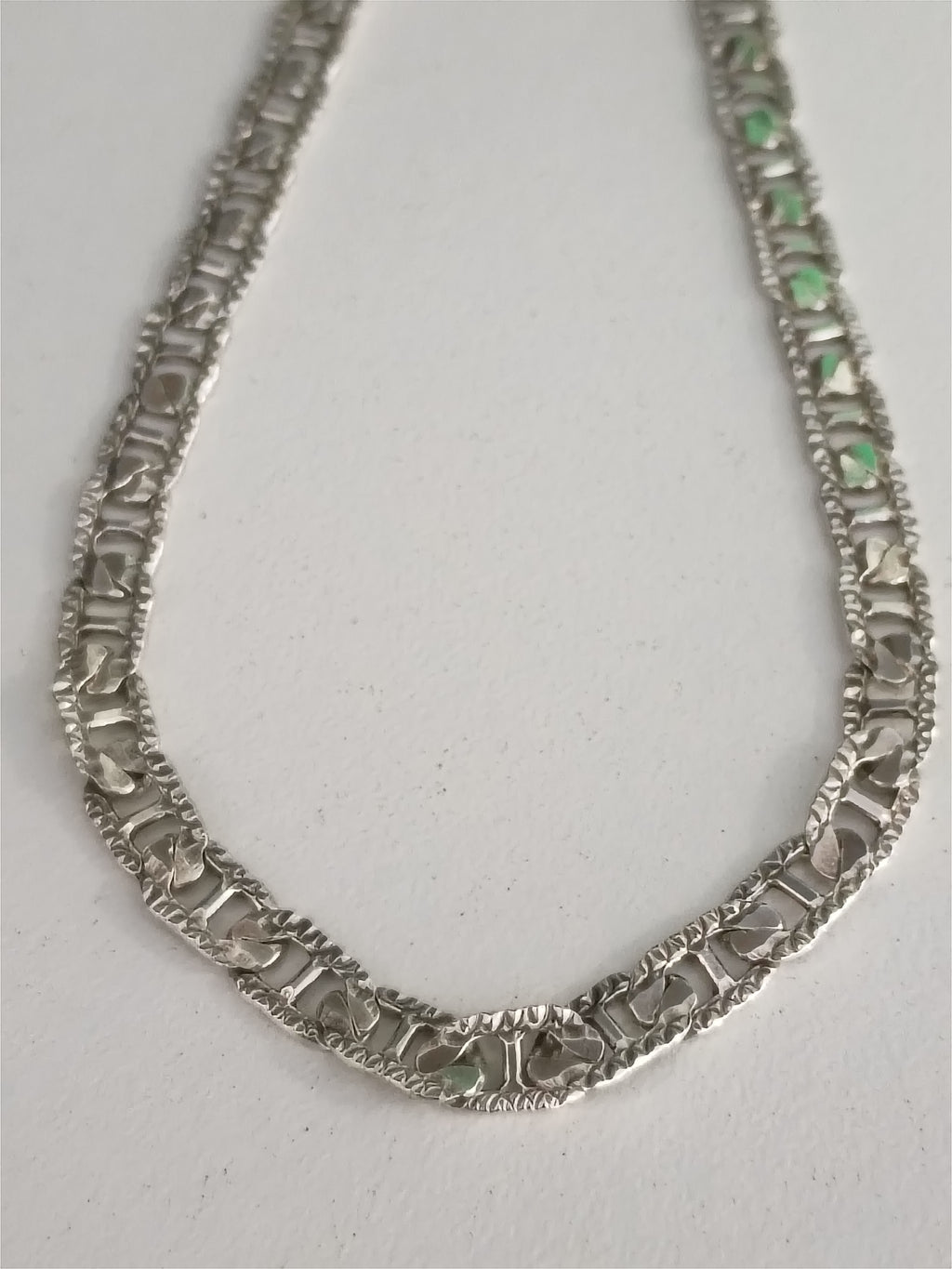 Cadena Estilo Gucci Diamantada en Plata 925