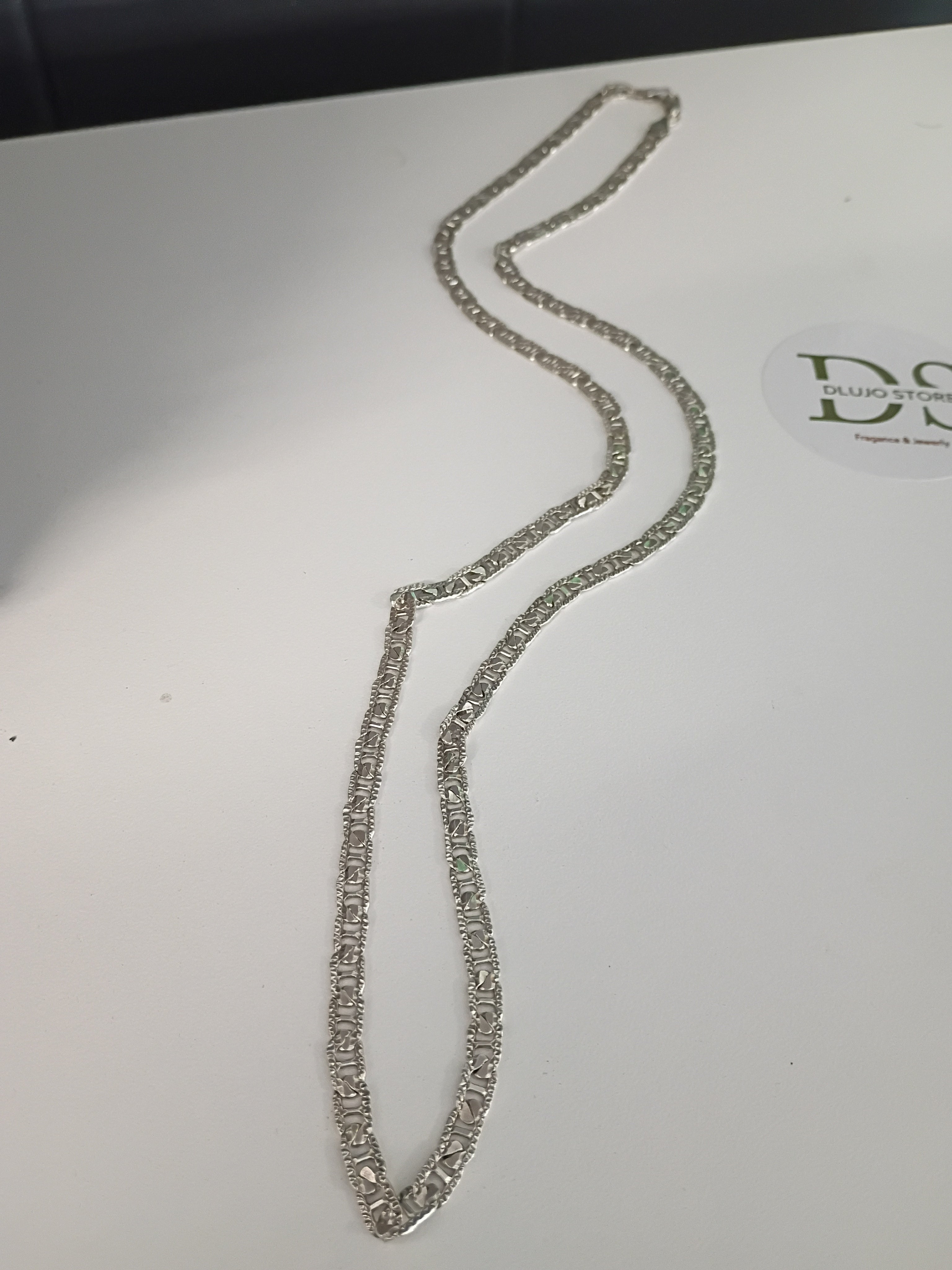 Cadena Estilo Gucci Diamantada en Plata 925