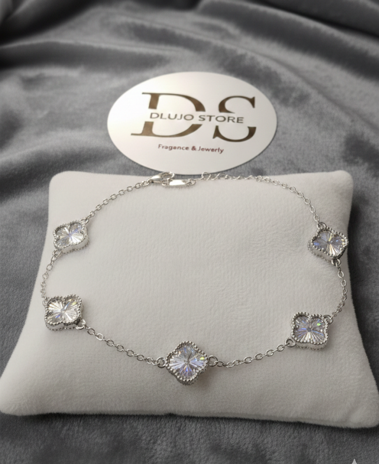 Pulsera Trébol  Vand en Plata de Ley 925