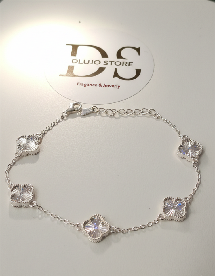Pulsera Trébol  Vand en Plata de Ley 925