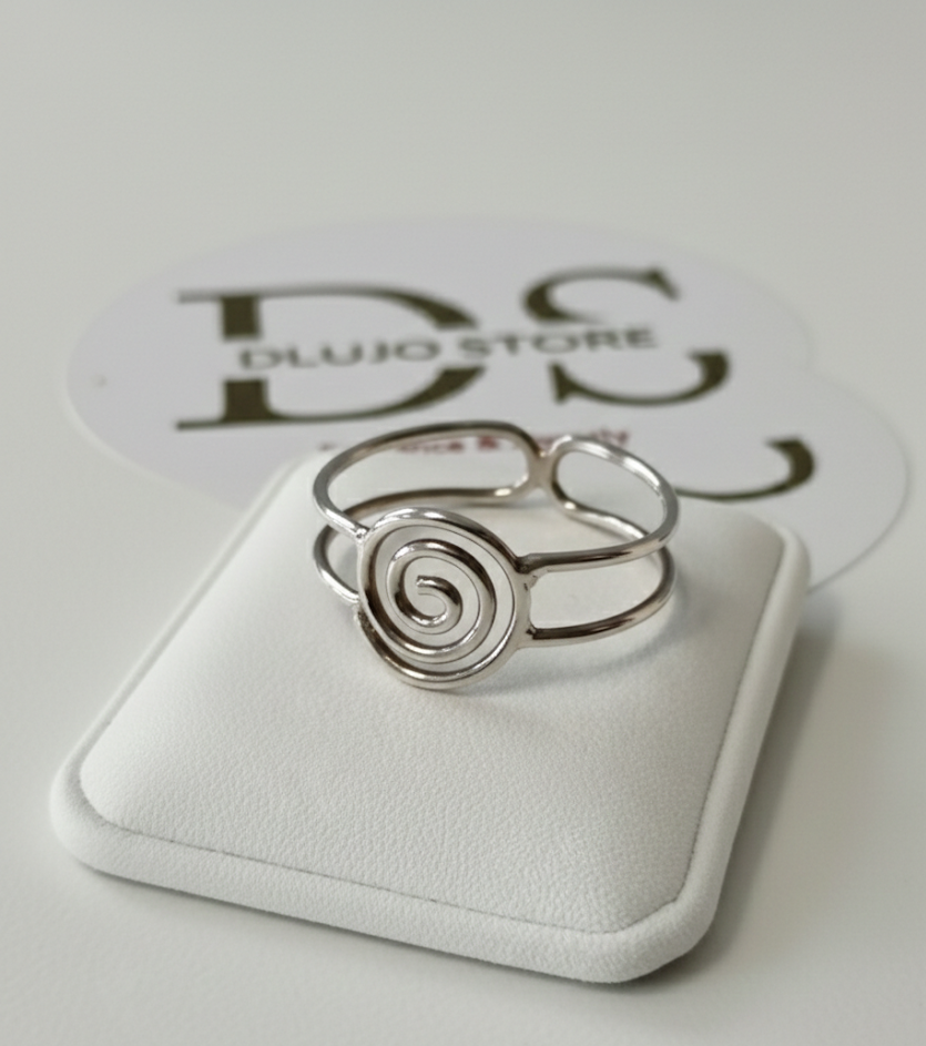 “Infinity Spiral” Ring in 925 Sterling Silver
