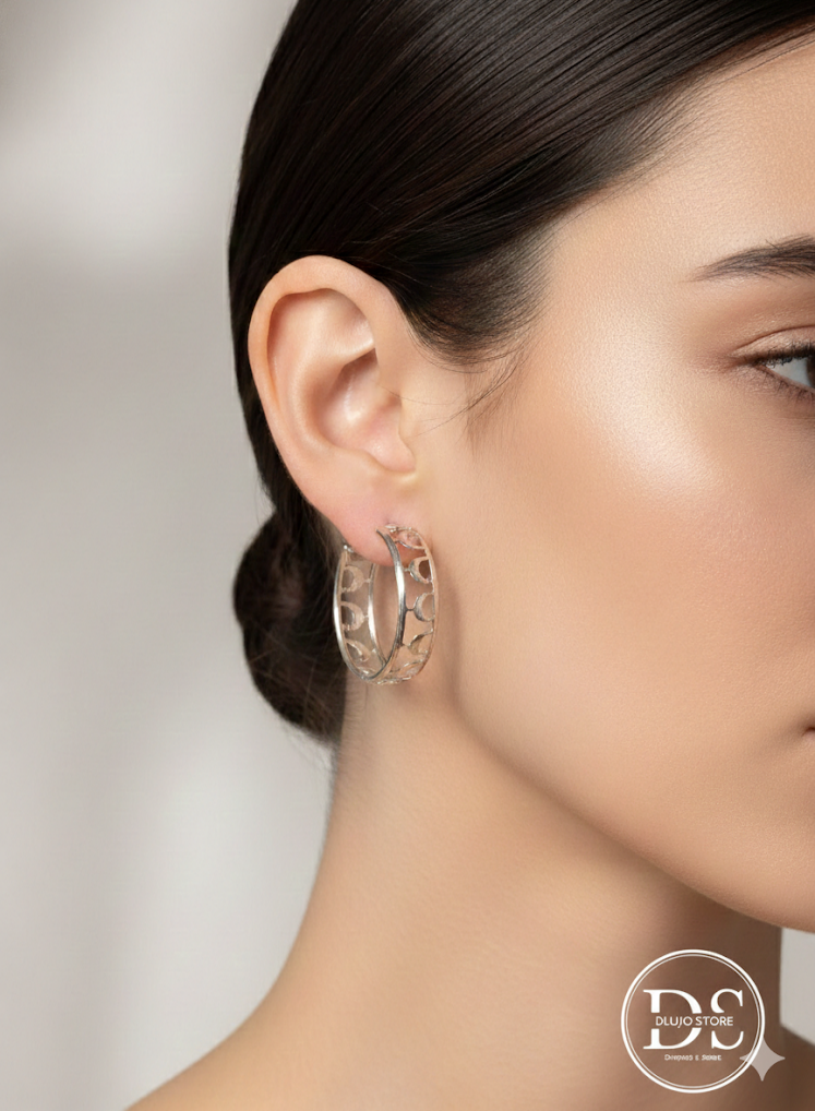 “Maxi Dolphin” Earrings in 925 Sterling Silver