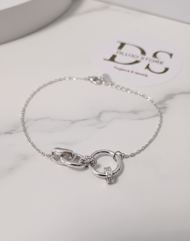 Pulsera “Unión Infinita” en Plata de Ley 925
