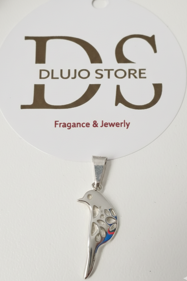 Pigeon Pendant “Flight of Freedom” in 925 Sterling Silver