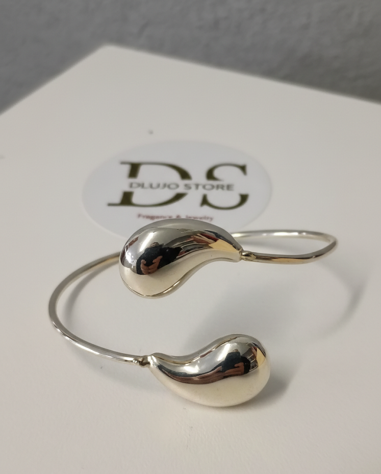 “Organic Drop” Bracelet in 925 Sterling Silver