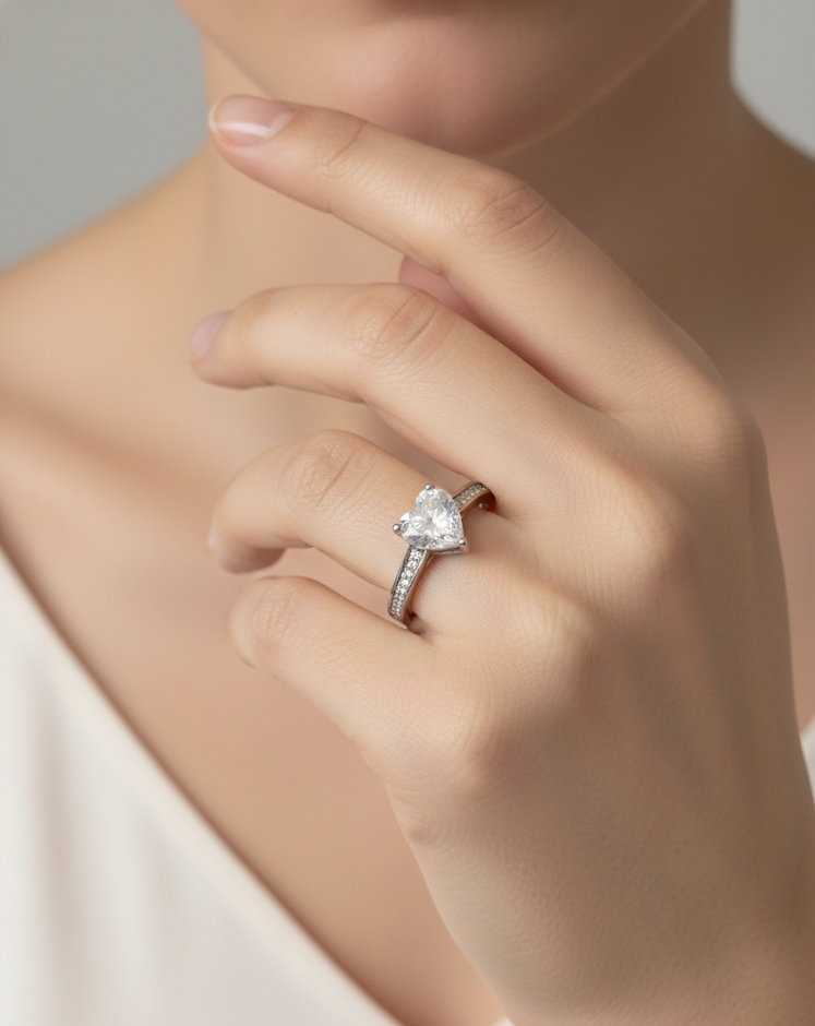 Colección “Sentimientos de Cristal” en Plata de Ley S925