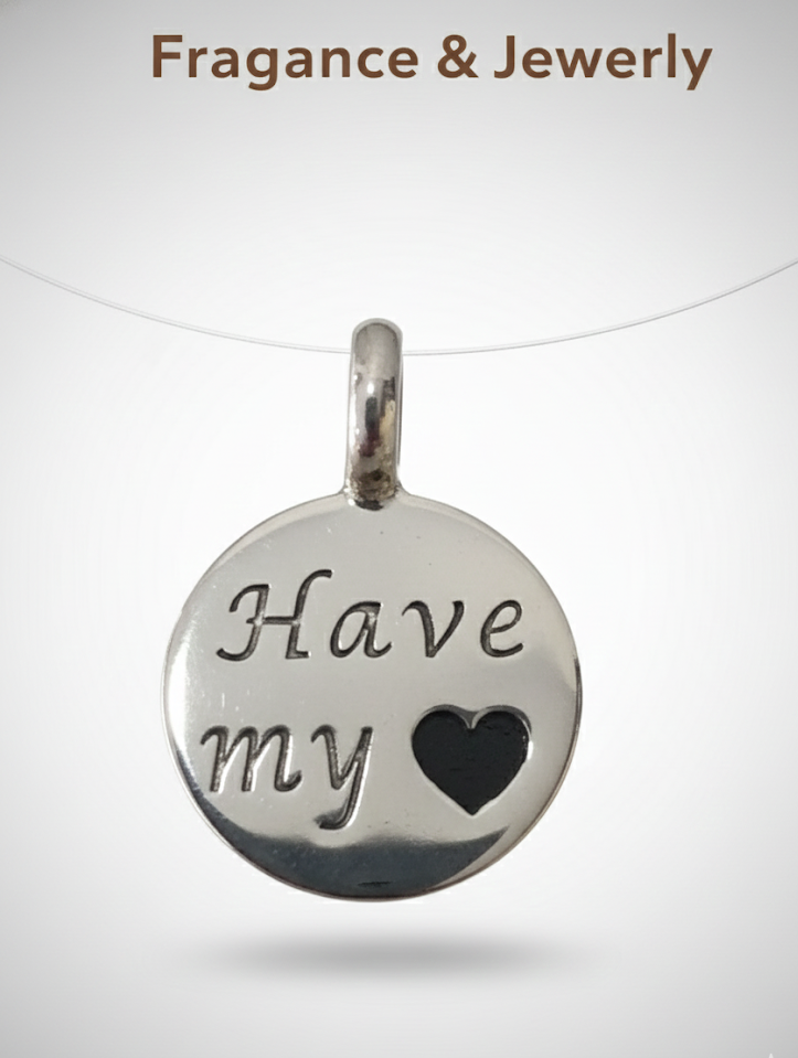 Dije Medalla “Have My Corazón” en Plata de Ley 925