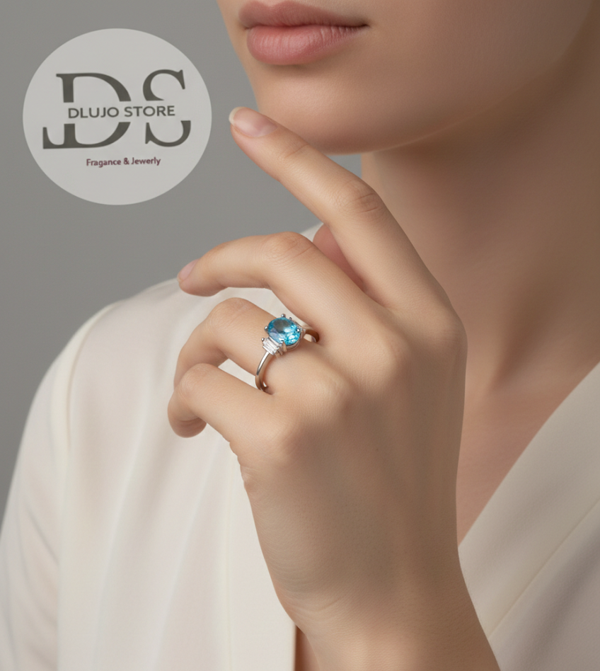 Anillo “Océano” en Plata de Ley S925