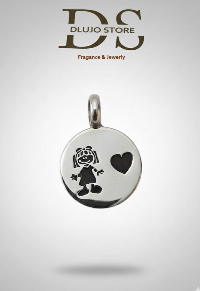 Dije Medalla “Amor de Hija” en Plata de Ley 925