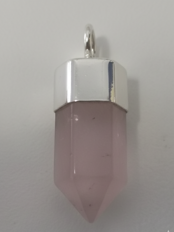 Dijes de Cuarzos Creados en Forma de Péndulo en Plata de Ley 925