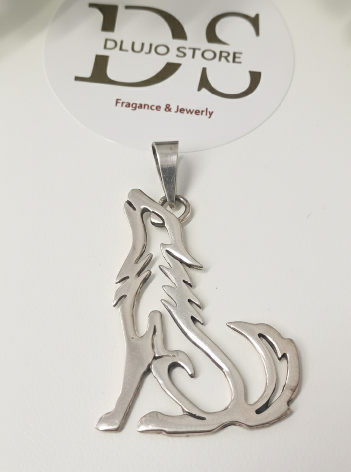 Dije “Lobo Fuerza y Libertad” en Plata de Ley 925