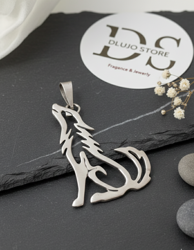 Dije “Lobo Fuerza y Libertad” en Plata de Ley 925