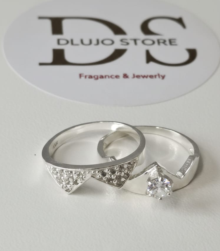 Set para Boda “Dúo Imperial” en Plata de Ley 925