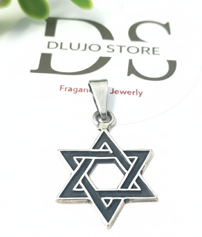 Dije Estrella de David en Plata de Ley 925