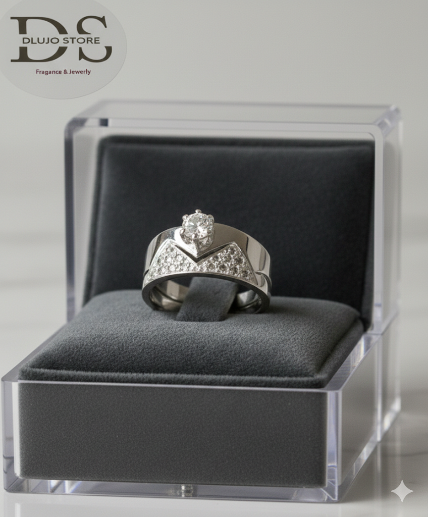 Set para Boda “Dúo Imperial” en Plata de Ley 925