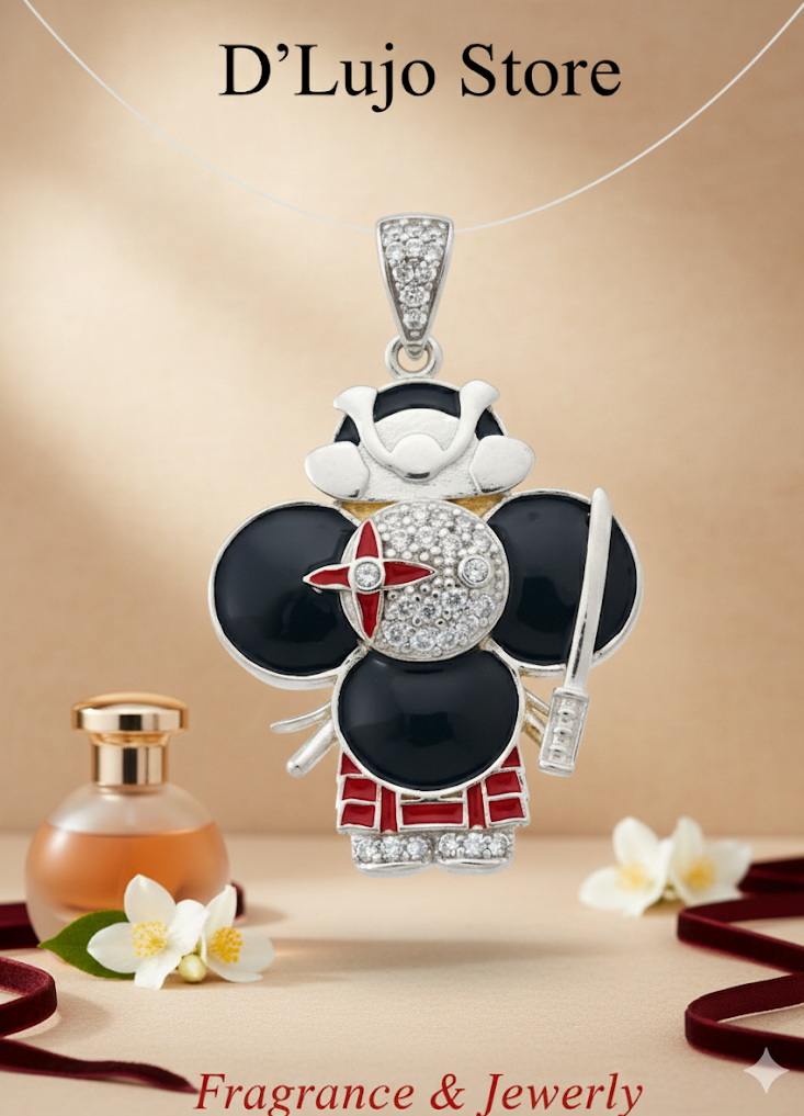 Dije Samurai en Plata de Ley 925