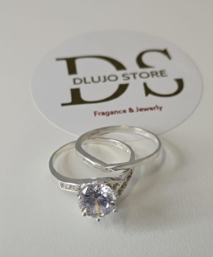 Set para Boda “Dúo Infinito Romance” en Plata de Ley 925