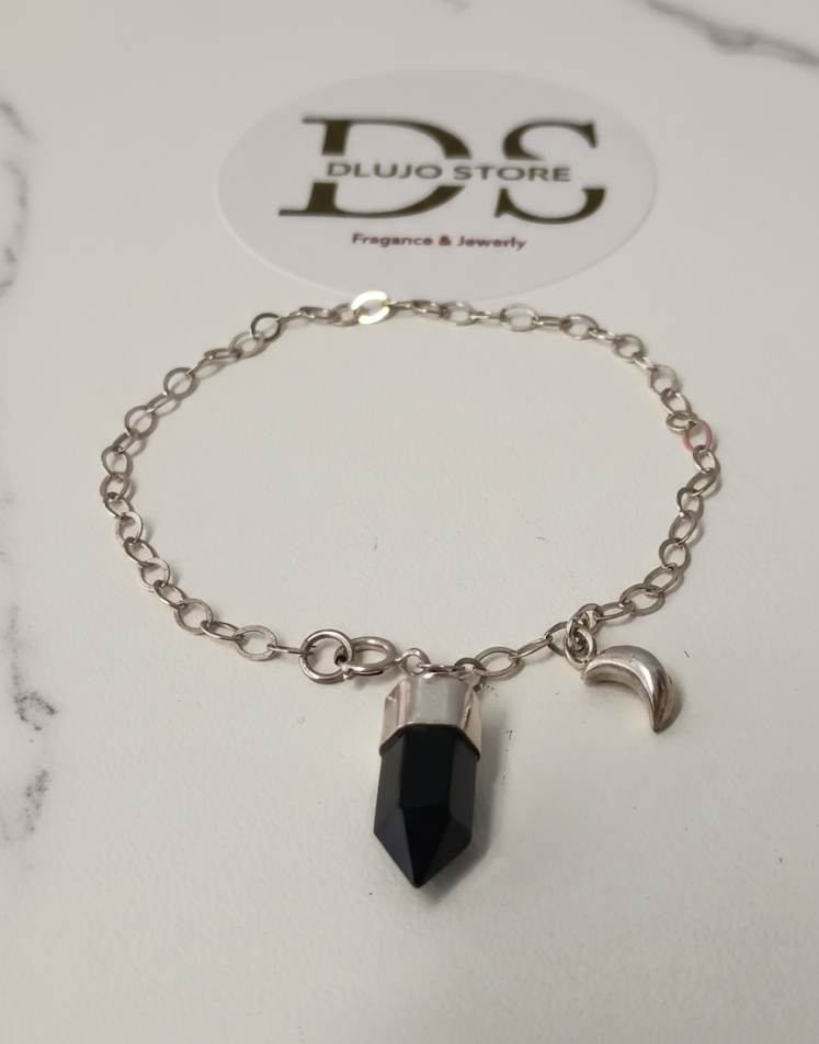 Pulsera con Cuarzo Prisma en Plata de Ley 925