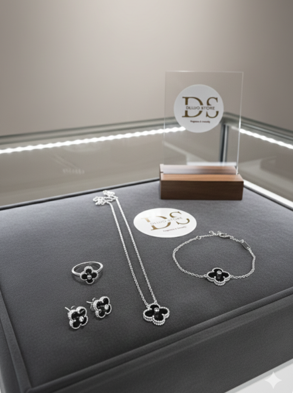 Set de Tréboles Negros