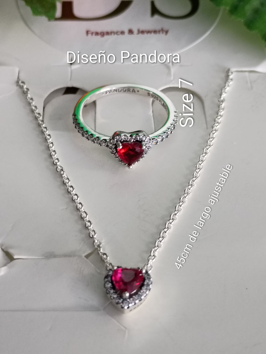 Set de Corazones Rojos Pandora