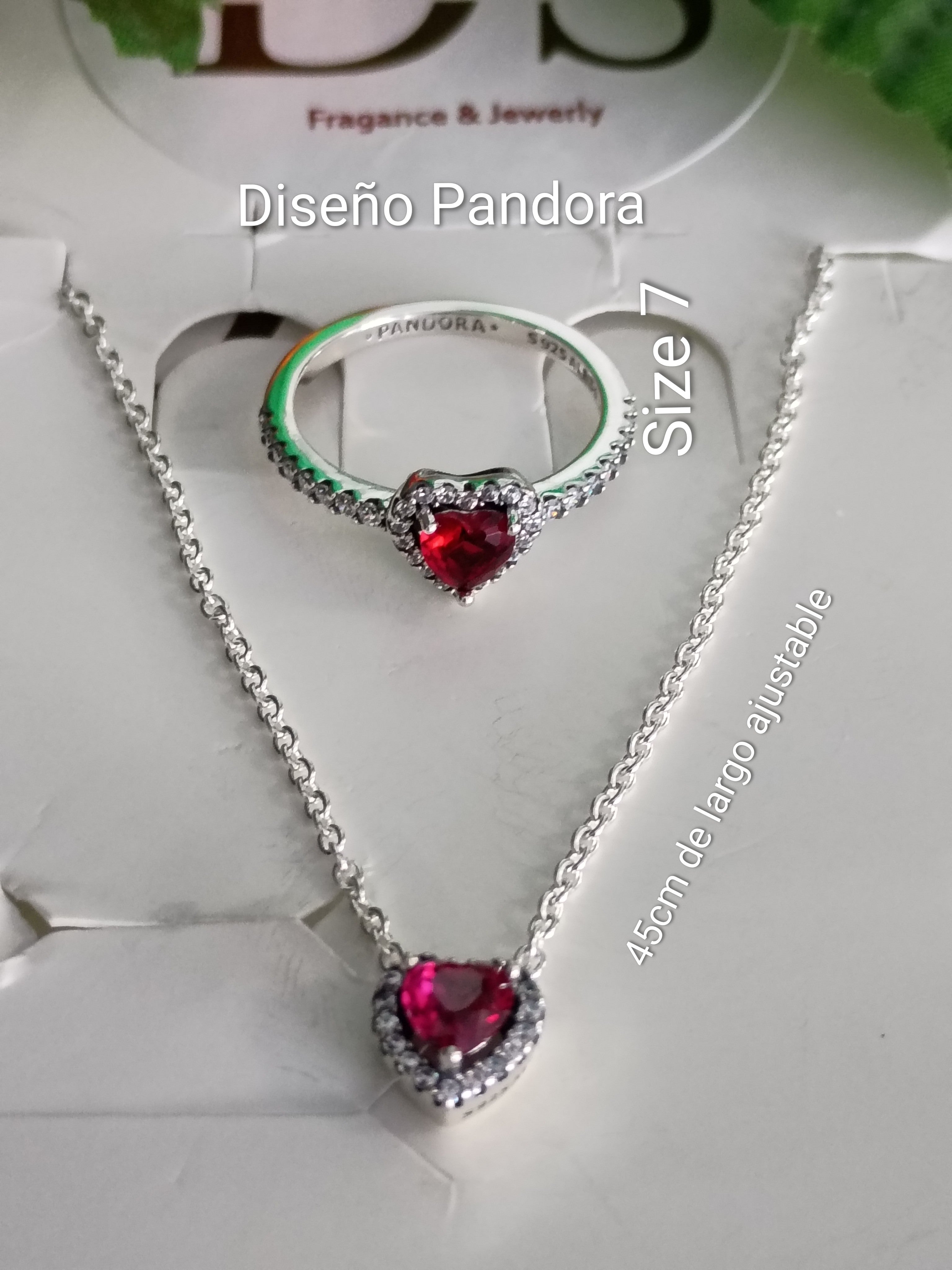 Set de Corazones Rojos Pandora