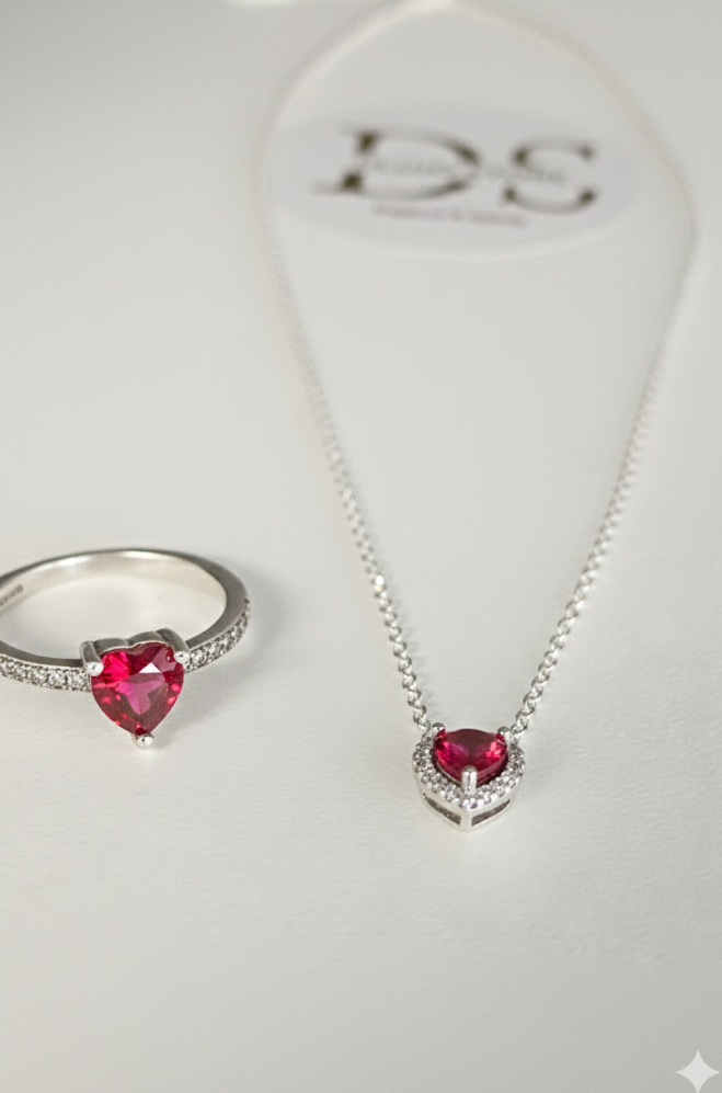 Set de Corazones Rojos Pandora