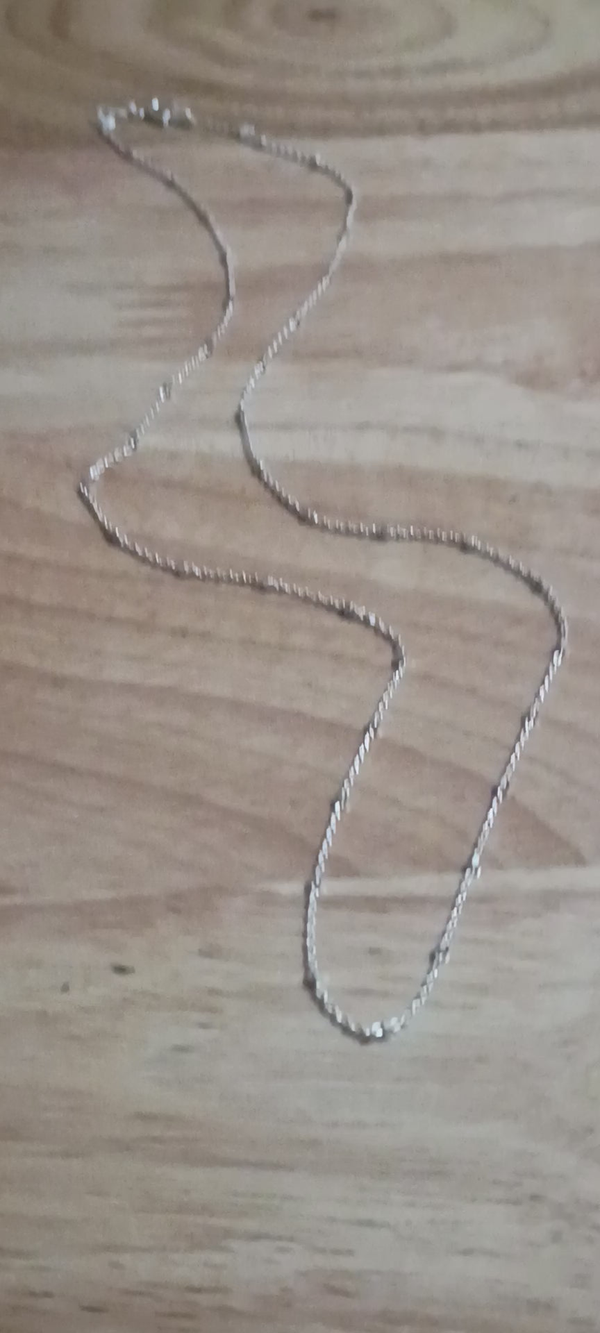 Cadena de Mini Bolitas Facetadas en Plata 925