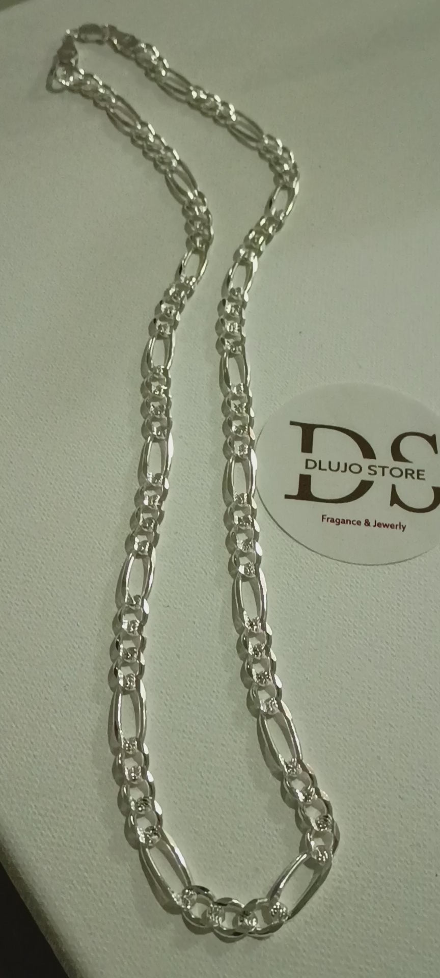 Cadena Fígaro en Plata 925