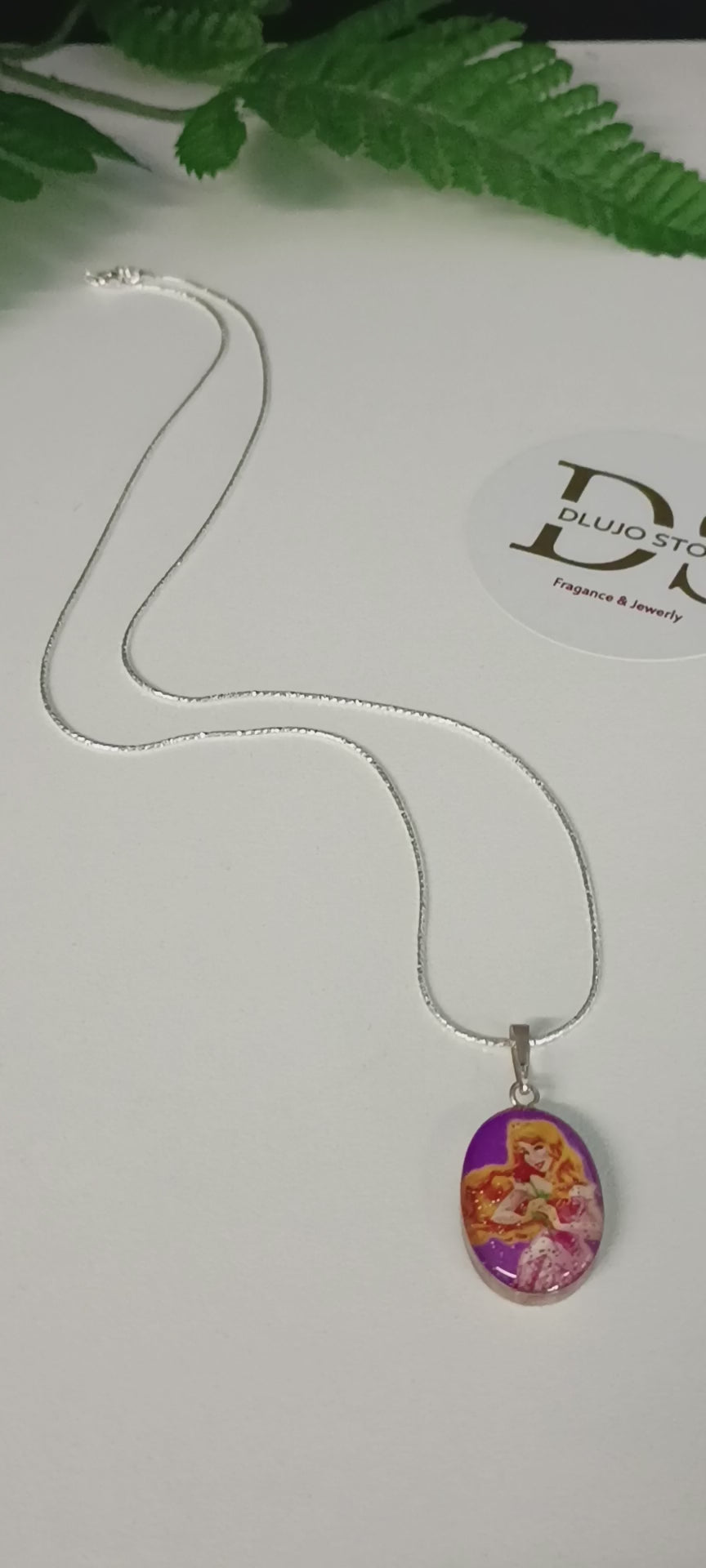 Collar Princesa Aurora en Plata 925