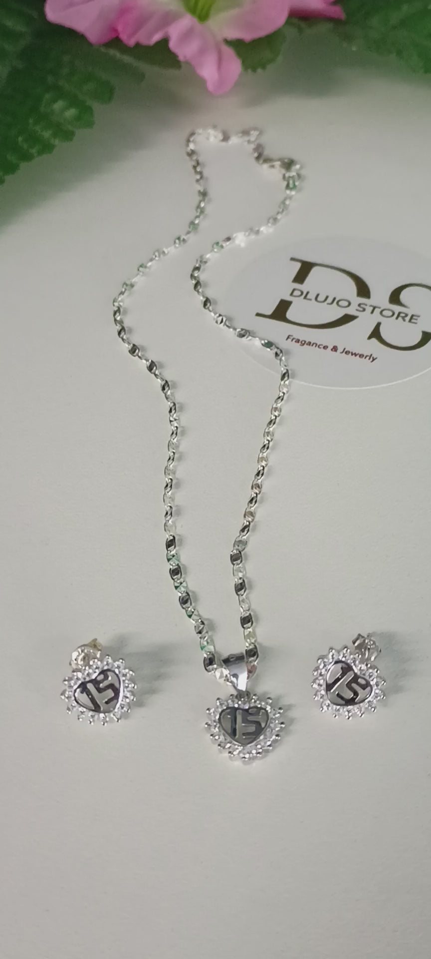 Set de Quinceañera en Plata 925