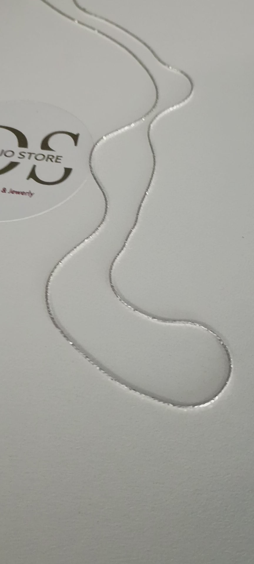 Cadena Liviana Cola de Ratón en Plata 925