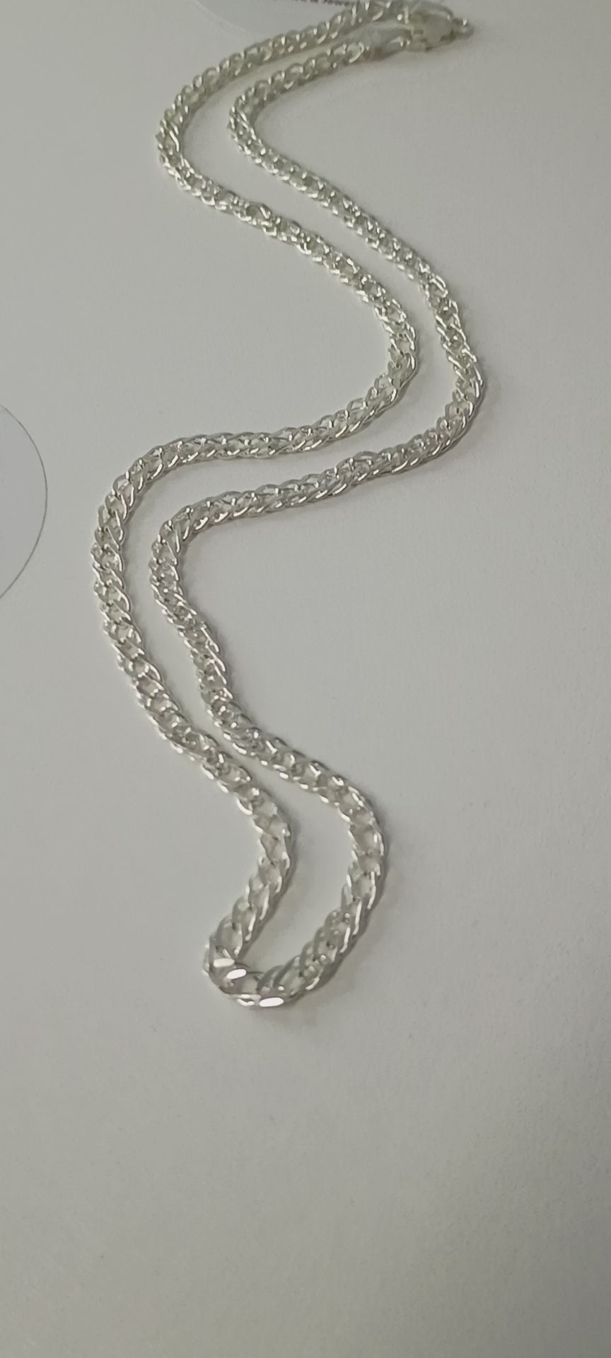 Triple Rhombus Chain in 925 Silver